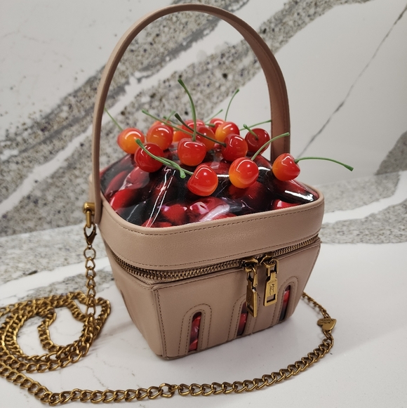 Betsey Johnson Mon Cherry Novelty Crossbody Bag and Card Holder Wallet - Picture 2 of 10